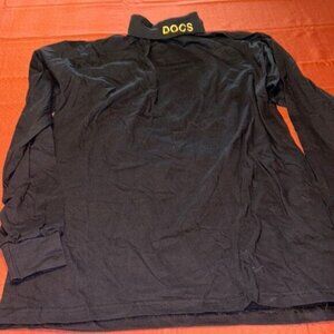 New Elbeco Regulation Long-Sleeve Shirt Black "Docs" Embroidery XLarge 100% Cott